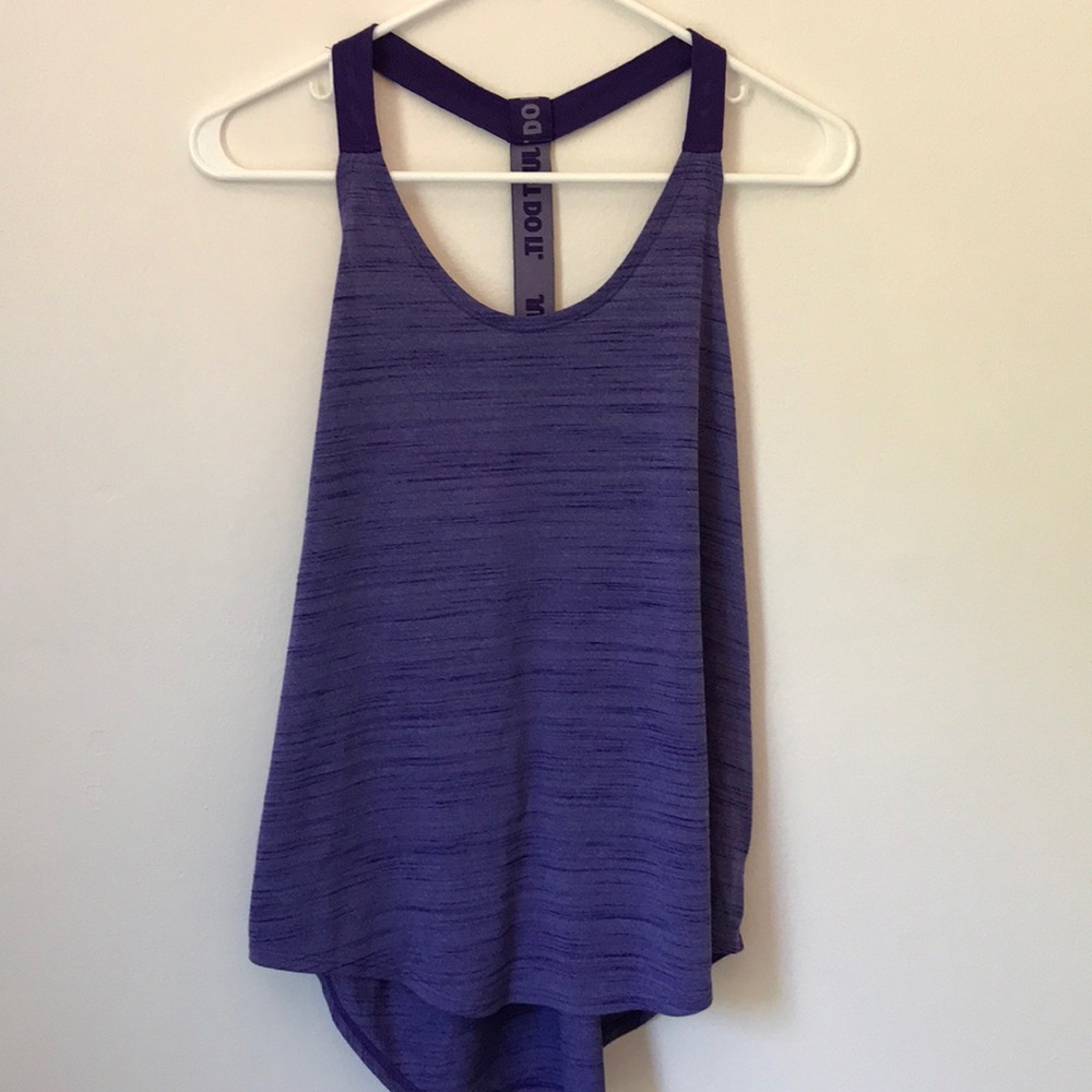 purple Nike elastika tank, size m